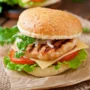 Cheesy Chicken Burger