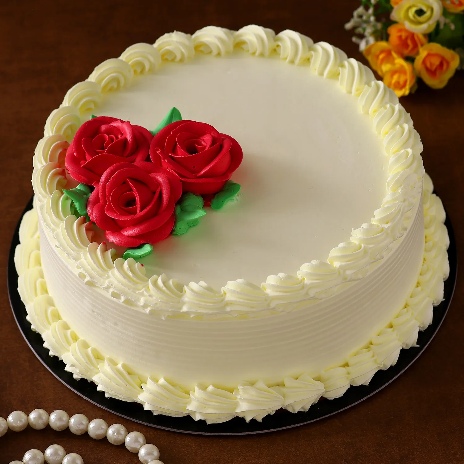 Valentine's Day Rosy Butterscotch Cake